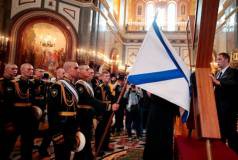 Β.Πούτιν μπροστά στον "ελληνικό" σταυρό του Αγ.Ανδρέα: "Η ορθοδοξία μας ενώνει"