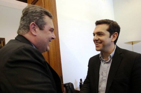 Έδωσαν τα χέρια Τσίπρας και Καμμένος - Μαζική φυγή των ψηφοφόρων προς την Χρυσή Αυγή  Διαβάστε περισσότερα: https://www.xryshaygh.com/index.php/enimerosi/view/aischrh-sumpleush-anel-me-suriza.-oi-pshfoforoi-twn-anel-strefontai-pros-th#ixzz2kbuKezem